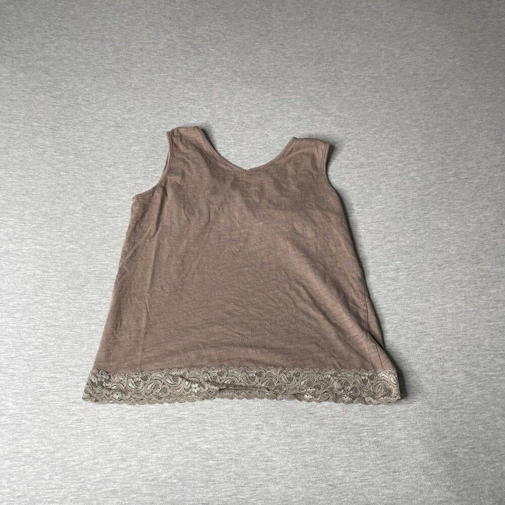 Giordano Ltd. Est. 1981 Y2K Vintage Lace Trim Cami Tank Top - Picture 5 of 8